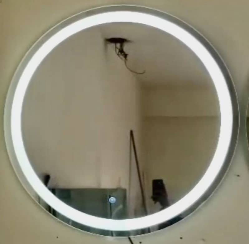 Mirror with Touch Button LED Lights 1.5 x 1.5 0