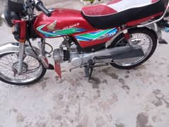 Honda CD 70 2018 model Genion condition Rabta (03063328401)