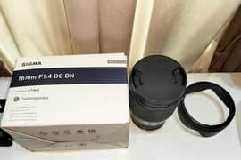 Sony Sigma 16mm F1.4 DC DN