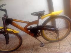 Mountain bike cycle for sale with Double jumps.