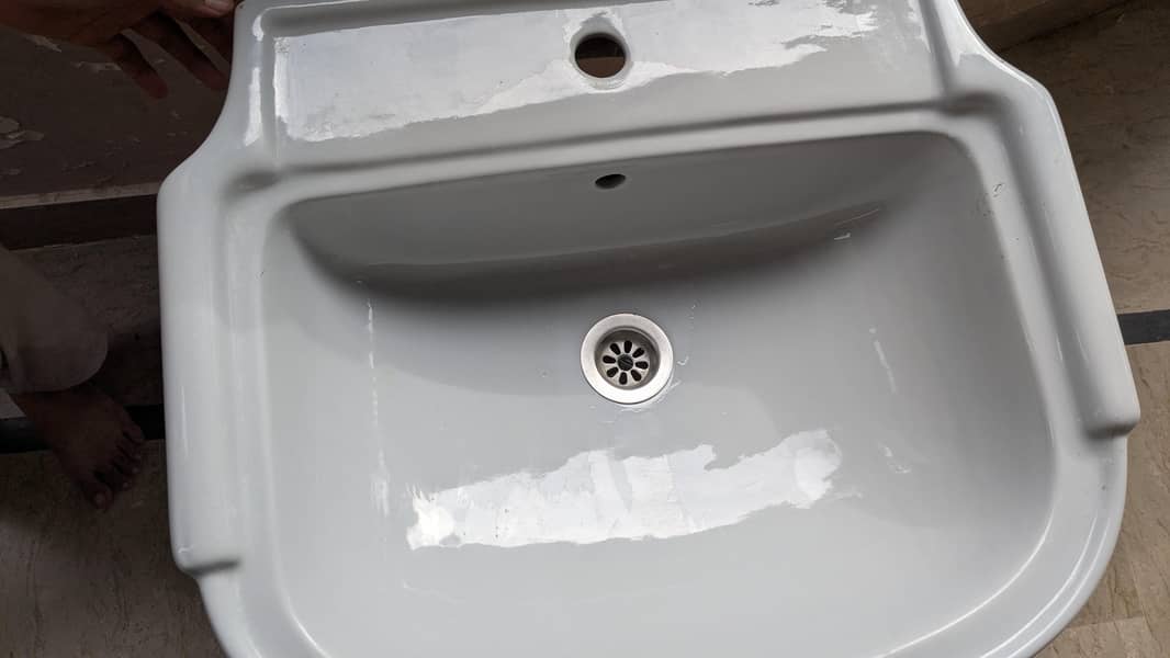 Wash Basin , Commode & tap null 1