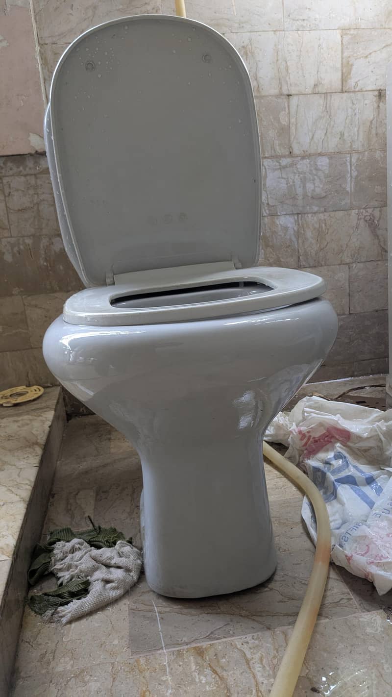Wash Basin , Commode & tap null 3