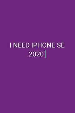 i need iphone se 2020