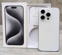 Iphone 15 Pro 256 GB JV With  box apple warranty