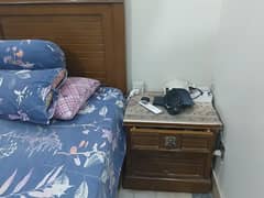 Bed Set with 3 door cupboard , dressing