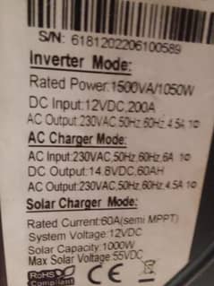1.5VA 12 volt battery