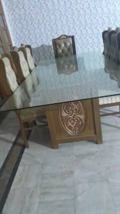 Dining table with chairs