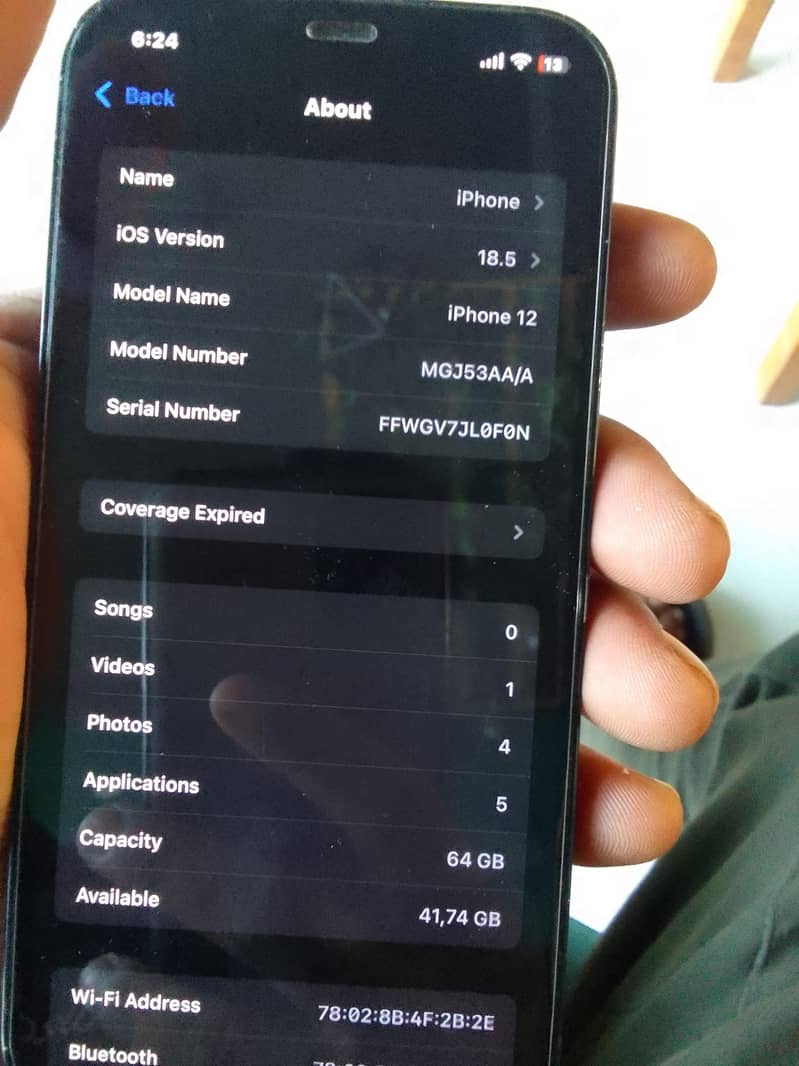 iPhone 12 non PTA 2 month sim working  all ok no any fault 0
