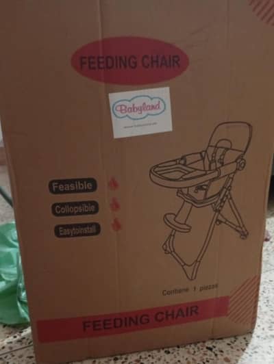 Feeding chair 10/10 condition box pack