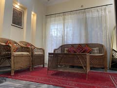 Cane sofa
