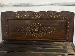 Single bed with new mattress
