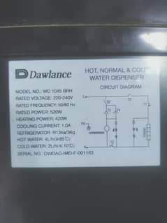 Dawlance water dispancer