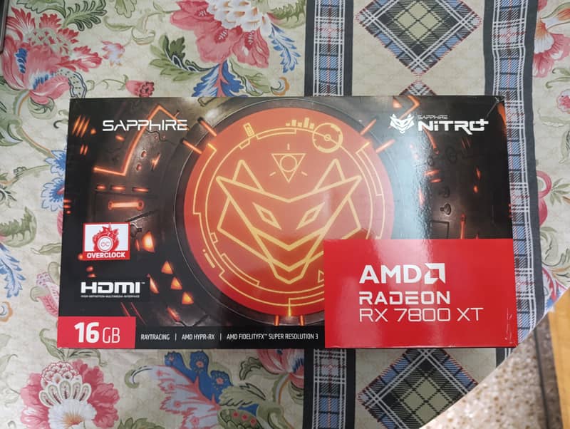 Amd Rx7800xt Sapphire Nitro Plus graphics card gpu 0