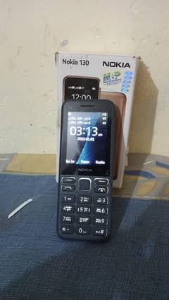 Nokia 130 with box charger  no open repair