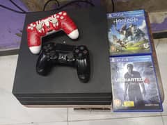PS4 pro 1Tb with Controllers