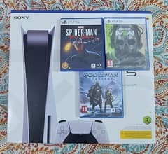 PS5 Disc Version with 1 extra controller and 13 games