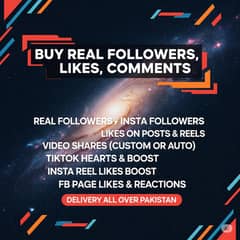 Boost Your Social Presence: Real Followers, Likes & More!