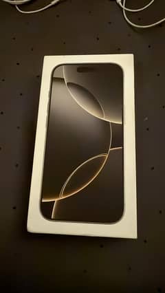 Box packed New - IPhone 16 Pro – Natural Titanium | 128 GB NON PTA