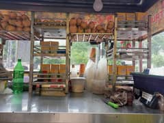 juice stall full heavy steel  urgent sale