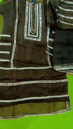 4 PC Stiched party wear stitched dress
