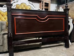 Wooden bed set 03132947576