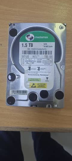 Hard Disk/ Hard Drive 1.5 TB