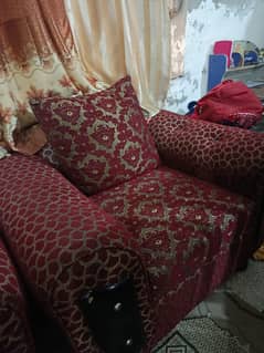 3+2+1 Sofa Set – Custom Made, Slightly Used – Only Rs. 37,000