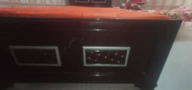 wood bed