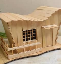 ice cream stick house