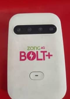 zong bolt Plus all sim unlock bilkul new 03082531058 is number per cal