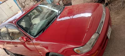 Toyota Corolla 1993 model super red colour