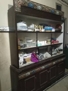 wooden showcase for sale