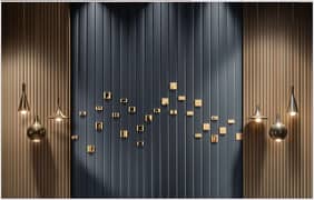 3D panaflex Wallpaper with beautiful designs for home decor