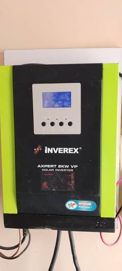 inverex inverter 2k. w with battery and penals