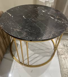 Black marble Coffee table