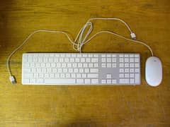 Apple wired keyboard mouse pair