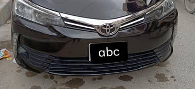 Toyota corolla 2020 Front and back bumper attitude black