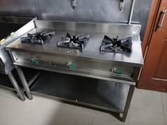 3 burner stove
