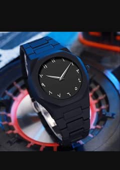 Arabic Aura watch- Stainless steel- Free Home delivery
