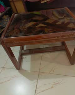 Wooden Table Pair