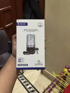 Ronin R-7035 Wireless Earbuds Gaming Original For Sale Argent