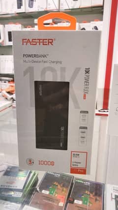 Unused Faster J11 Pro Power Bank 10000 Mah