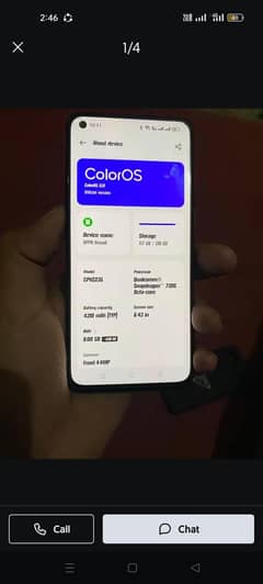 oppo Reno 6 official PTA prved dual sim box and charge sath 0309053902