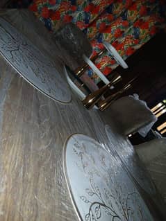 Brand new dining table with 6 chairs