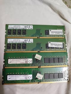 DDR4 Rams 32GB (8GB x 4)