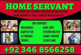 MAID COOK HELPER DRIVER COUPLE BABYSITTER BATMAN ATTENDANT ETC