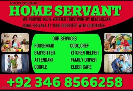 PROPORTIONAL MAIDS COOK DRIVER ATTENDANT COUPLE ETC