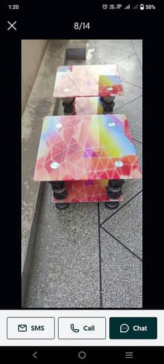 Glass tables for sale