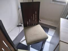 2 office tables with 6 chairs