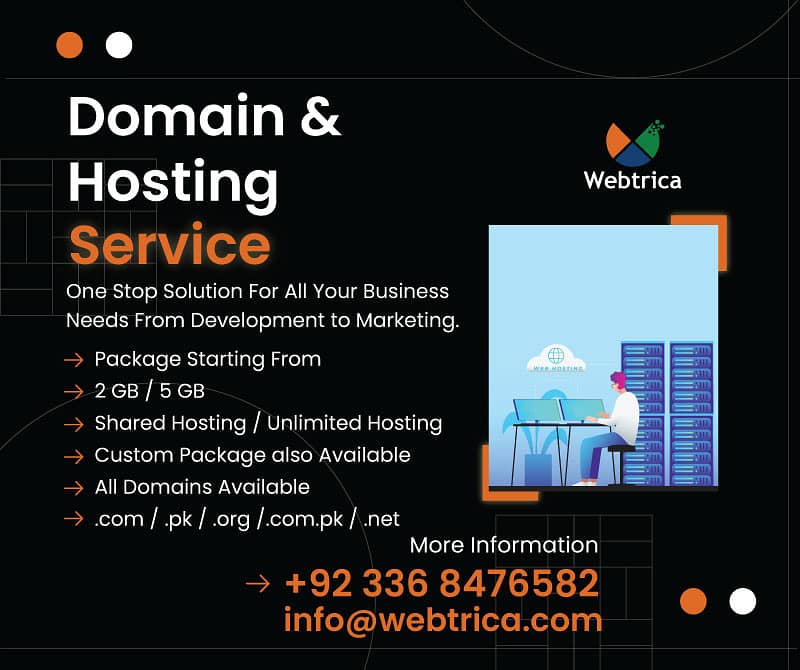 Wordpress Designing | Web Development | Domain & Hosting | Marketing 2